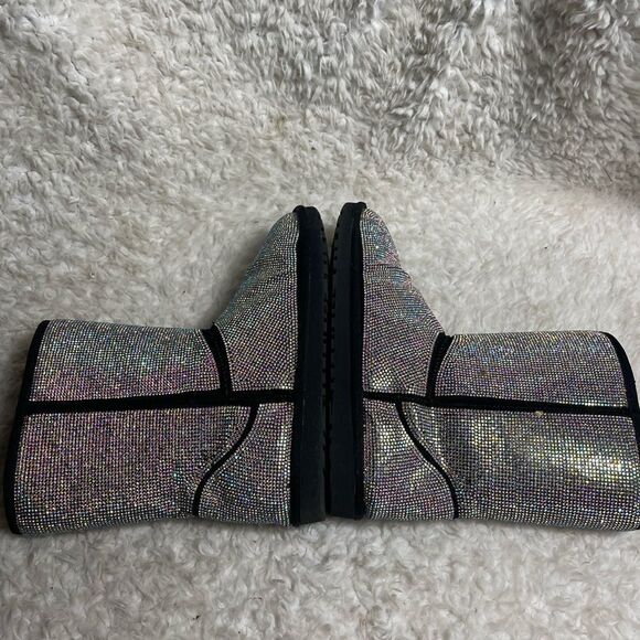 ENCORE Keesha Rhinestones mid calf slip on boots size 9.5 M - Picture 6 of 10